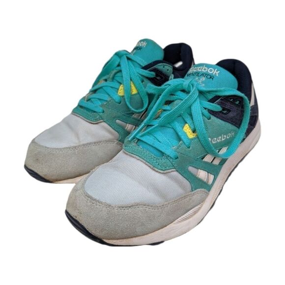Reebok Women’s Ventilator Hexalite Green/Navy Blue Sneakers SZ 8 - Picture 1 of 9